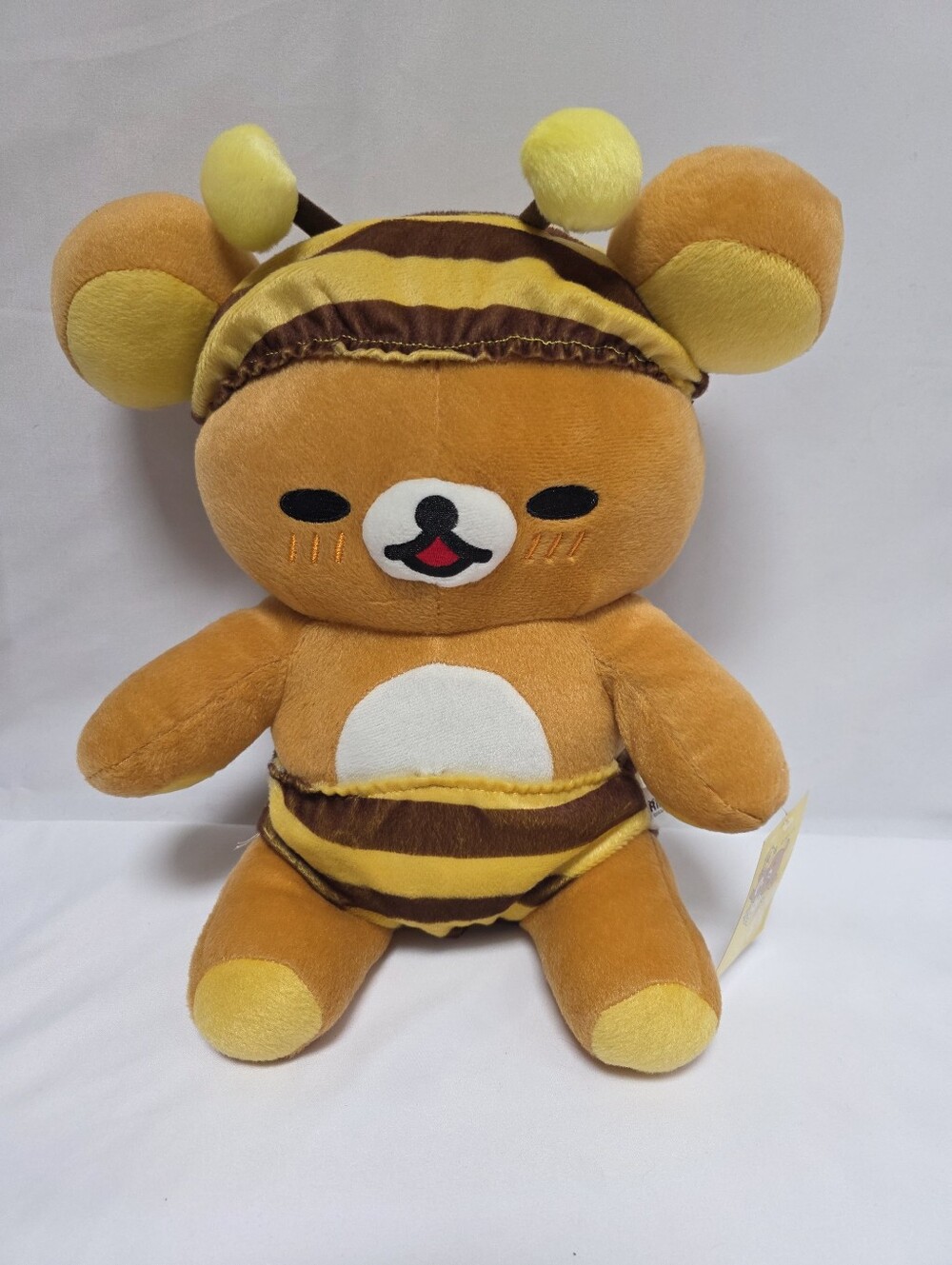 Rilakkuma Honey Bee Laydown Plush 16" San-X 2018 Kawaii Bear-NWT